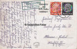 Werl / Malgarten über Bramsche Ansichtskarte / Postkarte mit Landpoststempel: Malgarten über Bramsche und ... -