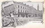 Wien / Österreich O.J. Ansichtskarte / Postkarte / Hotel Nagler, Wien, III. Rennweg No. 59. 2-3