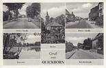 Quickborn Ansichtskarte / Postkarte / Gruß aus Quickborn / Kieler Straße / Elsensee / ... -