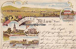 Milow / Havel / Milower Land / Rathenow Ansichtskarte / Postkarte / Litho / Gruss aus Milow a/Havel / Fähre u. ... -