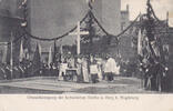  1904 Burg / Magdeburg Ansichtskarte / Postkarte / Erinnerungskarte / Grundsteinlegung der katholischen 2