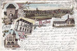 1904 Ansichtskarte / Postkarte / Litho / Gruss aus Brilon i. Westfalen / Rathaus ... 3