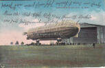 Metz / Frankreich 1914 Ansichtskarte / Postkarte / Zeppelin / Metz / Luftschiff - Dirigeable avec la .. 2-3