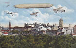 Posen Ansichtskarte / Postkarte / Zeppelin / Flugzeuge / Posen -