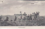 Deutsches Reich Ansichtskarte / Postkarte / Zeppelin / Kaisermanöver -