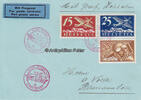 Schweiz / Bern - Basel Karte / LZ 127 / Schweizer Zeppelinpost, Sonderabfertigung Bern -