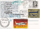 Brasilien Ansichtskarte/Postkarte / Jubiläum / Zeppelin / Lufthansa / mit vielen Stempeln -
