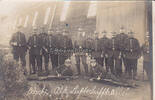 Deutsches Reich / Düsseldorf Fotokarte / Feldpost / Wache, alte Luftschiffhalle -
