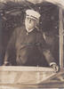 Deutsches Reich O.J. Foto / Graf Ferdinand von Zeppelin in seinem Luftschiff 2