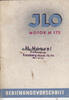 Pinneberg / Hamburg O.J. Bedienungsvorschrift / JLO - Motor M 175 2-3