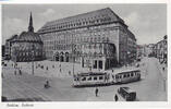 Bochum Ansichtskarte / Postkarte / Bochum. Rathaus / Straßenbahn -