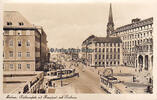 Bochum Ansichtskarte / Postkarte / Bochum. Rathausplatz mit Hauptpost und Rathaus -