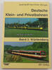 Württemberg 1995 Gerd Wolff / Hans-Dieter Menges / Deutsche Klein- und Privatbahnen / Band 3 1-2