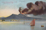 Neapel / Italien 1906 Ansichtskarte / Postkarte / Napoli - il Vesuvio col Pino di cenere Eruzione .. 2