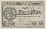 Emmendingen / Baden 10 Mark Stadt -