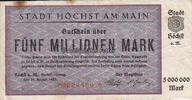 Höchst am Main 5 Millionen Stadt -