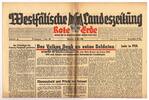 Drittes Reich / Westfalen 10.5.1943 Westfälische Landeszeitung Rote Erde / Amtliches Blatt der NSDAP 3