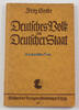 Drittes Reich / Warstein 1938 Fritz Sotke / Deutsches Volk und Deutscher Staat / Staatsbürgerkunde für junge.. 2