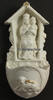 Oeslau / Rödental / Oberfranken Weihwasserbecken / Bisquitporzellan / Madonna mit Kind / Wilhelm Goebel -