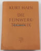 Bundesrepublik Deutschland 1953 Kurt Hain / Die Feinwerktechnik / Ein Lehr- und Nachschlagwerk... 2-3