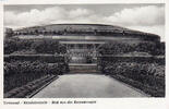 Dortmund 1956 Ansichtskarte / Postkarte / Westfalenhalle - Blick von der Rosenterrasse 2