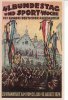 Frankfurt A.M. 1924 Ansichtskarte/ 41. Bundestag und Sport-Woche des Bundes Deutscher Radfahrer 1-2