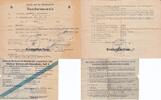  1942 - 1943 Drittes Reich 4 Dokumente von Scheffer - Haustäufer, Inf. - Ers. -Btl. 39 2-3