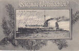 Deutsches Reich 1915 Ansichtskarte / Postkarte / Gesegnete Weihnachten! / S. M. S. König Albert 2