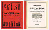 Kleinschmalkalden / Floh-Seligenthal / Thüringen um 1910 Katalog über Werkzeuge für Schuhmacher und Sattler / Ausgabe 26 / Preisbuch ... 2