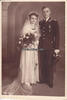 Drittes Reich Fotokarte / Portraitfoto Luftwaffe / Hochzeit -