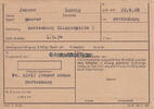 Drittes Reich / Rottenburg 1944 Beitragskarte DAF / Deutsche Arbeitsfront 2