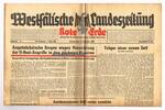 Drittes Reich / Westfalen 31.12.1942 Westfälische Landeszeitung Rote Erde / Amtliches Blatt der NSDAP 3