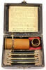 Deutsches Reich um 1890 Taschenmikroskop mit Lupe im Etui 2-3