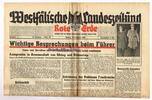Drittes Reich / Westfalen 21.12.1942 Westfälische Landeszeitung Rote Erde / Amtliches Blatt der NSDAP 2-3