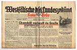 Drittes Reich / Westfalen 16.12.1942 Westfälische Landeszeitung Rote Erde / Amtliches Blatt der NSDAP 3