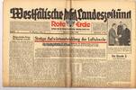  7.3.1944 / 8. 3. 1944 Drittes Reich / Westfalen Westfälische Landeszeitung Rote Erde / Amtliches Blatt der NSDAP / Folge 56+57 3