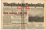 Drittes Reich / Westfalen 12.11.1940 Westfälische Landeszeitung Rote Erde / Amtliches Blatt der NSDAP 2-3