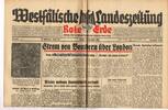Drittes Reich / Westfalen 18.11.1940 Westfälische Landeszeitung Rote Erde / Amtliches Blatt der NSDAP 2-3