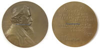  25. 3. 1900 Aussig / Außig / Tschechien / Österreich / Bronzemedaille zum 70. Geburtstag  von Max Schaffner ss - vz