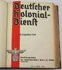  1937 - 1939 Drittes Reich 31 Ausbildungsblätter, gebunden / Deutscher Kolonial - Dienst / NSDAP 2