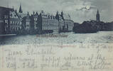 Gravenhage / Den Haag / Holland / Niederlande Ansichtskarte / Postkarte / Mondscheinkarte / De Vijeer -
