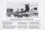 Drittes Reich Ansichtskarte / Postkarte / Das Deutsche U = Bootlied -