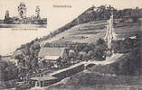 Syburg / Dortmund / Westhofen / Ruhr / Westfalen um 1912 Ansichtskarte / Postkarte / Kaiser Wilhelm - Denkmal / Hohensyburg / Bergbahn 1-2