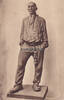 Berlin / St. Ingbert / Saarland Ansichtskarte / Postkarte / Der Bergmann von der Saar / Standbild vor der... -