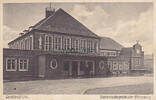 Rheine / Westfalen O.J. Ansichtskarte / Postkarte / Bahnhofsgebäude - Eingang 2