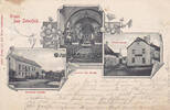 Seinsfeld / Kyllburg / Südeifel / Rheinland-Pfalz 1903 Ansichtskarte / Postkarte / Gruss aus Seinsfeld 2-3