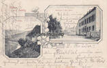 Serrig / Saarburg / Saar / Rheinland - Pfalz 1903 Ansichtskarte / Postkarte / Gruß aus Serrig / Gasthaus von Karl Bohr / Klause 2