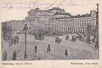 Warschau / Warszawa / Polen Ansichtskarte / Postkarte / Feldpost / Grosses Theater / Teatr Wielki -