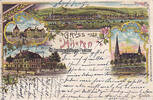 Hüsten / Neheim - Hüsten / Arnsberg Ansichtskarte / Postkarte / Litho / Gruss aus Hüsten -