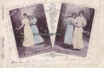 Deutsches Reich 1899 Ansichtskarte / Postkarte / Gruss aus / Liebe und Freundschsft / Jugend und..... 3